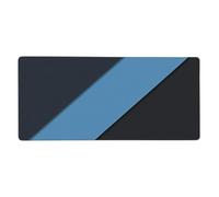Mouse Mat Black 90 x 40 cm Simplicity Large Office Desk Mat G226