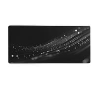 Mouse Mat Black 90 x 40 cm Simplicity Large Office Desk Mat G229