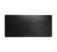 Mouse Mat Black 90 x 40 cm Stripe Large Office Desk Mat G596
