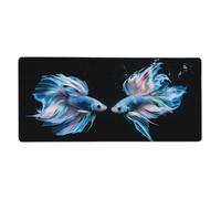 Mouse Mat Blue 100 x 50 cm Fish Large Office Desk Mat G736