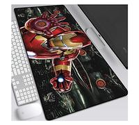 Mouse Mat Boy's gift Iron Man 900X400mm Mouse Pad,Perfect precision and speed Gaming Mouse Mat with 3mm-Thick Base,for notebooks, PC, L