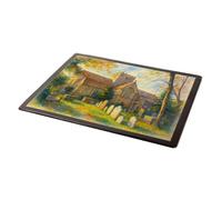 MOUSE MAT - Brecon. The Priory Church - Vintage Art Style