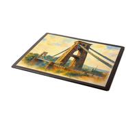 MOUSE MAT - Bristol. Clifton Suspension Bridge (b) - Vintage Art Style