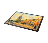 MOUSE MAT - Bristol. St Mary Redcliffe Church (a) - Vintage Art Style