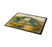 MOUSE MAT - Bruce Memorial, Loch Trool, Newton Stewart - Vintage Art Style