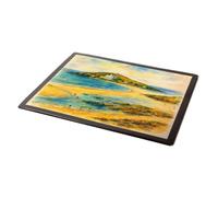 MOUSE MAT - Burgh Island from the Warren, Bigbury-on-Sea - Vintage Art Style