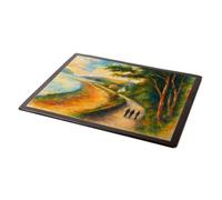 MOUSE MAT - Campbeltown. On the Kilkerran Road (b) - Vintage Art Style