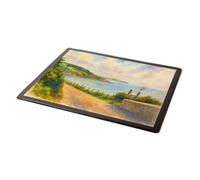 MOUSE MAT - Carbis Bay, Looking Towards St Ives - Vintage Art Style