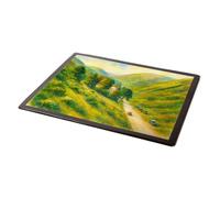 MOUSE MAT - Carding Mill Valley, Church Stretton (b) - Vintage Art Style