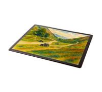 MOUSE MAT - Carding Mill Valley, Church Stretton (d) - Vintage Art Style
