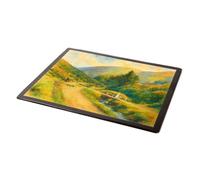 MOUSE MAT - Carding Mill Valley, Church Stretton (e) - Vintage Art Style