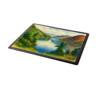 MOUSE MAT - Careg Ddu Dam, Elan Valley, Rhayader - Vintage Art Style
