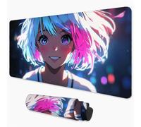 Mouse Mat Cartoon Gaming Mouse Pad xxl 1000x500 mm non Slip Desk Mat, Girl Extended Large Mousepad Waterproof & Stitched Edges Mouse and Keyboard Mat for Home, Office, Gaming Room 40x20 inch 3Y-516