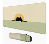Mouse Mat Cat Gaming Mouse Pad xxl 1000x500 mm non Slip Desk Mat, Cute Extended Large Mousepad Waterproof & Stitched Edges Mouse and Keyboard Mat for Home, Office, Gaming Room 40x20 inch 3Y-18