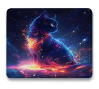 Mouse Mat, Cat Mouse Pad, Small Mousepads Dream, 420x350x3mm, Mousemat with Non-Slip, Desk Mat Portable for Office Laptop Working Studying, Smooth Surface Desk Accessories, Washable, Gifts c0-640