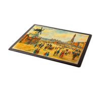 MOUSE MAT - Central Promenade, Blackpool (a) - Vintage Art Style
