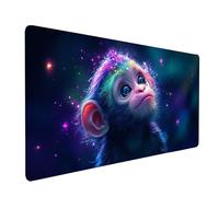 Mouse Mat Chimpanzees Gaming Mousepad Large 40" x 20" x 0.12, Desk Mat for Wireless Mouse Keyboard Laptop, Waterproof Mousemat Animal Stitched Edges Non-Slip Rubber Base for Gaming Desk model-7109