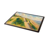 MOUSE MAT - Cliff Walk, Clacton-on-Sea - Vintage Art Style