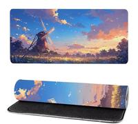 Mouse Mat Clouds 800x400x3mm, Mouse Pad Large Landscape, Desk Accessories, Extra Large Size Improve Mobility Accuracy and Speed, Desk Pad with Non Slip Base and Stitched Edge for Office/Gaming MM-328