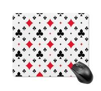 Mouse Mat Clubs Spades Diamonds Mouse Pad Non-Slip Mousepads Waterproof Mice Pad For Office And Home Laptop Gaming XL