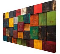 Mouse Mat Color Mouse Pad Large 1000 x 500 x 3mm Desk Mat Green Non-Slip Rubber Base, Waterproof Surface, Stitched Edges Gaming Mousepad, Home Computer Office Desk Accessories, Gifts for Men Y7-100