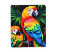 Mouse Mat Colored Parrot Personalized Mouse Pad Comfortable Mousepad For Typing Studying Pc 25X30cm