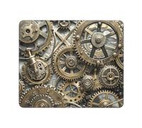 Mouse Mat Cool Steampunk Gears Mousepads Non-Slip Mouse Pad Square Mousepad For Laptop Computers Gaming S