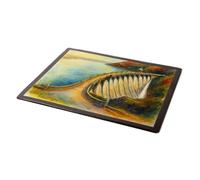 MOUSE MAT - Craigh Goch, Dam, Elan Valley, Rhayader - Vintage Art Style