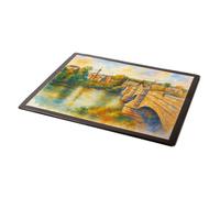 MOUSE MAT - Cree Bridge, Newton Stewart - Vintage Art Style