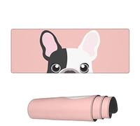 Mouse Mat Cute Looking French Bulldog Large Mouse Pads Durable Mousepad, For Study, Laptop, Computer, 80x30cm