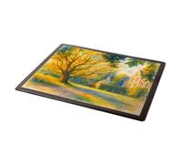 MOUSE MAT - Darnley's Tree, Craigmyle House, Torphins - Vintage Art Style