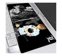 Mouse Mat Death note 900x400mm Anime Mouse Pad, Extended mouse mats, XXL Large Professional Gaming Mouse Mat with 3mm-Thick Rubber Base, for Desktop PC, A