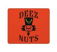 Mouse Mat Deez Nuts Anti-Slip Rubber Base Mouse Pad Soft Desk Pad For Home Office Computer 25X30Cm