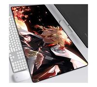 Mouse Mat Demon Slayer XXL Anime Mouse Pad, Speed Gaming Mouse Mat, Extra Large 900 x 400 x 3mm, Water-Resistant Mousepad with Non-Slip Rubber Base,Smooth Cloth Surface for computer PC,H