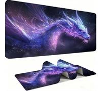 Mouse Mat, Desk Mat Large 700x300x3 mm XL Mousepad - Mouse Pad Gaming - Improved Precision and Speed - Non-Slip Rubber Base, Waterproof Surface, Stable on Smooth Surfaces (70x30 Animal Dragon) j0xk913