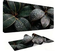 Mouse Mat, Desk Mat Large 700x300x3mm XL Mousepad - Mouse Pad Gaming - Improved Precision and Speed - Non-Slip Rubber Base, Waterproof Surface, Stable on Smooth Surfaces Leaf Landscape j0zj-115