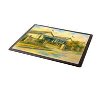 MOUSE MAT - Dining Hall, Devon Coast Country Club - Vintage Art Style