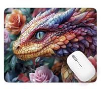 Mouse Mat Dinosaur Mouse Pad 29 x 24 cm, Desk Mat Waterproof Design, A-1523