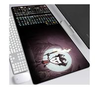 Mouse Mat Don't Starve 800x300mm Anime Mouse Pad, keyboard mouse mats, Extended XXL Large Professional Gaming Mouse Mat with 3mm-Thick Rubber Base, for Computer PC, A