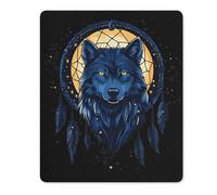Mouse Mat Dream-Catcher Wolf Mouse Pad Durable Mice Pad Square Mousepad For Office And Home Gaming Laptop XL