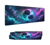 Mouse Mat Dream Gaming Mouse Pad 800 x 400 MM XXL Extended Desk Mat, Keyboard Mousepad Starry Sky, Water-Resistant Surface and Non-Slip Base Mousemat, for Gaming home Office Desk Accessories H-9326