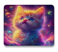 Mouse Mat, Dream Mouse Pad, Small Mousepads Cat, 240x200x3mm, Mousemat with Non-Slip, Desk Mat Portable for Office Laptop Working Studying, Smooth Surface Desk Accessories, Washable, Gifts c0-662
