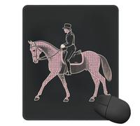 Mouse Mat Dressage Riding Horse Premium Mousepad Stitched Edges Mouse Pad For Pc Work Gamer 25X30cm