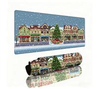 Mouse Mat Duck Egg Color xxl 900x400x3mm Desk Pad Christmas Gaming Mouse Mat with Waterproof Surface Wear-Resistant, Non-Slip Rubber Base Improves Speed and Accuracy for Christmas Decorations W1-202