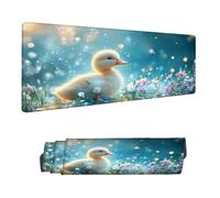 Mouse Mat Duck Gaming Mouse Pad 900 x 500 MM XXL Extended Desk Mat, Keyboard Mousepad Animal, Water-Resistant Surface and Non-Slip Base Mousemat, for Gaming Home Office Desk Accessories for Men H-476