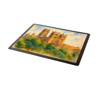 MOUSE MAT - Durham Cathedral from the West-North-West - Vintage Art Style