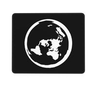 Mouse Mat Earths Flat Map Mousepads Stitched Edge Mousepad Rubber Base Desk Mat For Office And Home Computers Gaming L