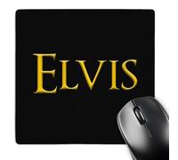 Mouse Mat Elvis Legendary Baby Boy Name In America Stitched Edges Mouse Pad Anti-Slip Rubber Base Gaming Mousepad For Work Office Pc 25X30Cm