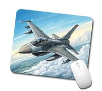 Mouse Mat F-16 Fighting Falcon Us Force Superiority Fighter Plane Premium Mouse Pad Durable Mousepad For Work Pc Gamer 25X30cm