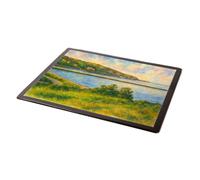 MOUSE MAT - Fishguard Harbour (c) - Vintage Art Style